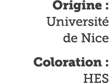 Origine : Universit  de Nice Coloration : HES