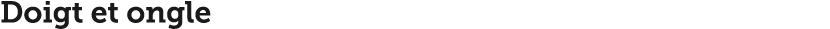 Doigt et ongle