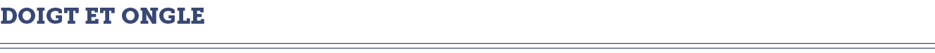 doigt et ongle